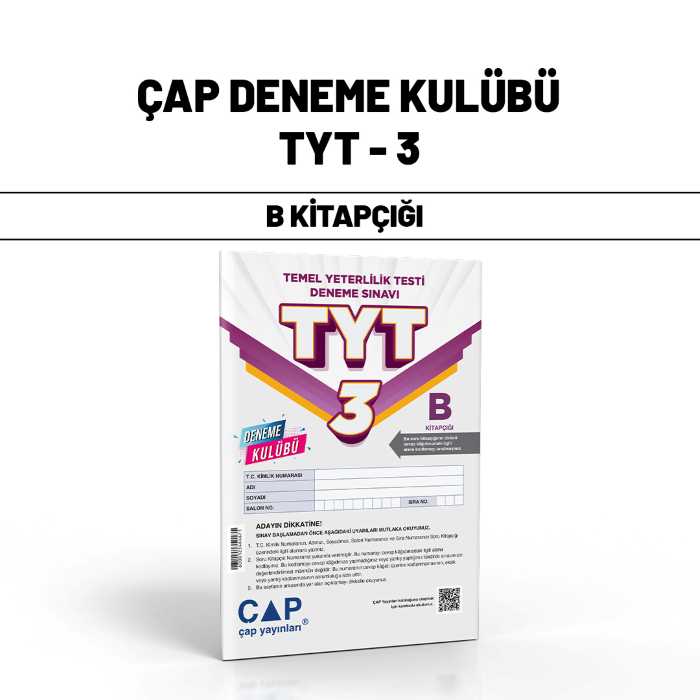 ÇAP TYT DENEME KULÜBÜ SNV 3-B - 24-25